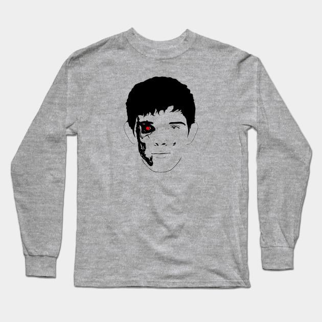 Merlin the Terminator Long Sleeve T-Shirt by shellysom91